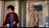 The Birds (1963)Suzanne Pleshette, Tippi Hedren and red